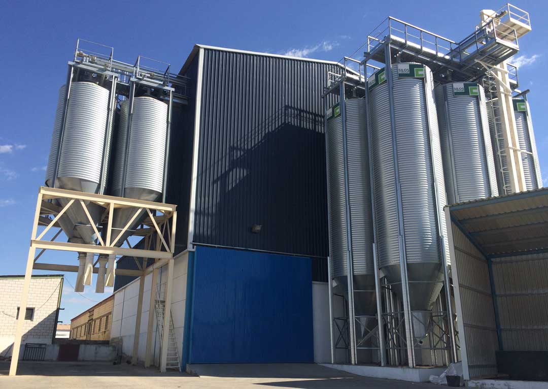 Storage of finished feed